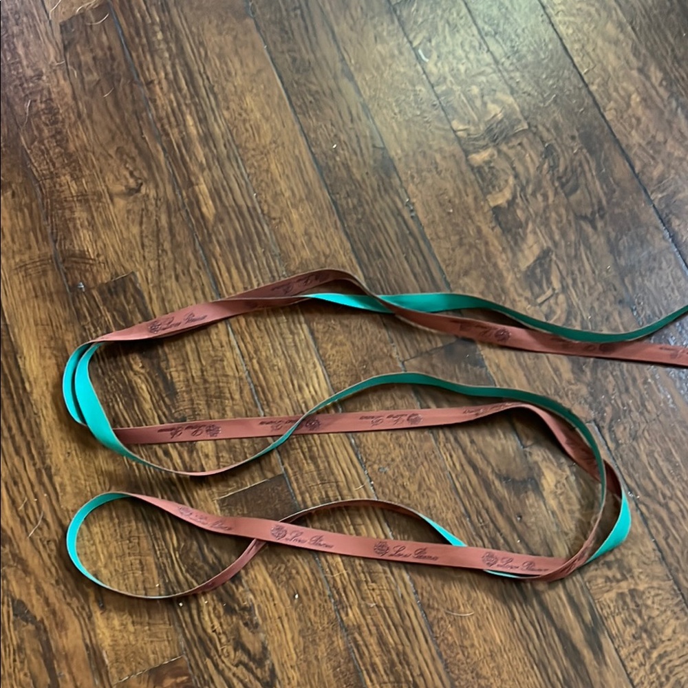 Brown and Teal Ribbon